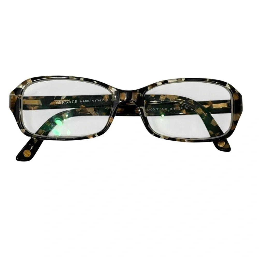 Versace MOD 3146-B 876 prescription frames tortoise Crystals 53 16 135